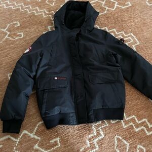 Canada weather gear Black Hooded Jacket